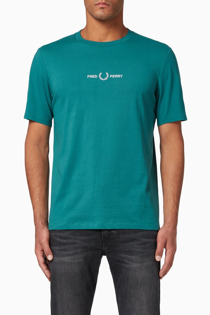 

Graphic Cotton T-Shirt, Blue