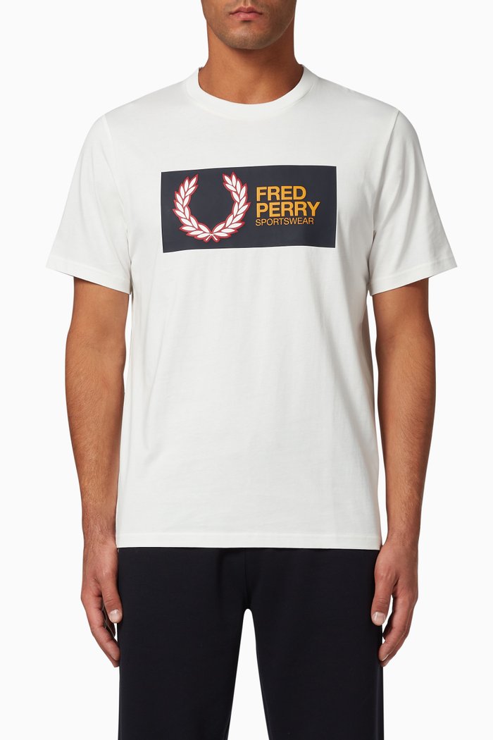 

Fred Perry Sportswear Cotton T-Shirt, White