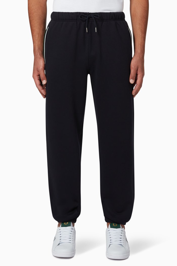 Cotton Loopback Sweatpants, Blue