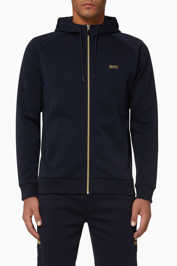 

Saggy 1 Logo Hoodie, Blue