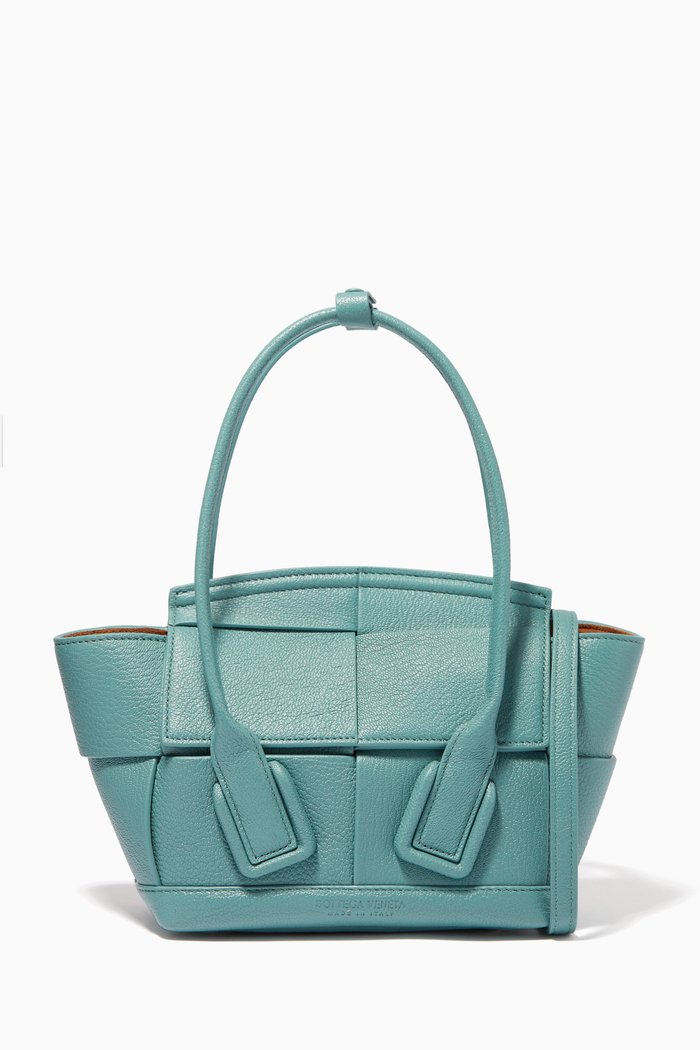 

Mini Arco in Goatskin, Blue