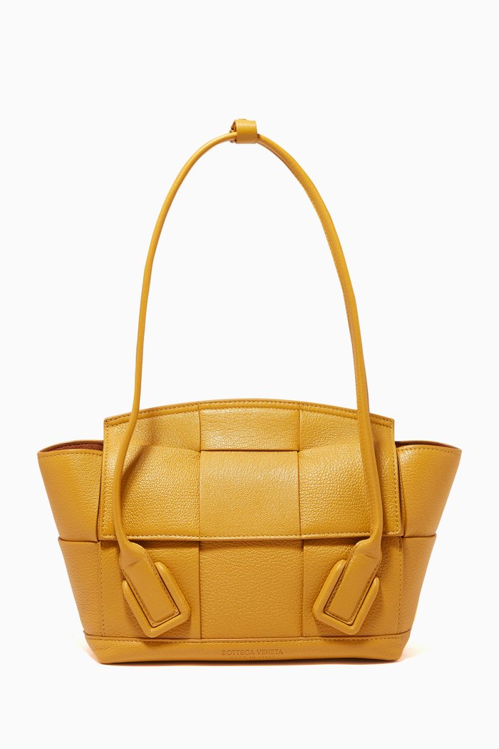 

Small Arco Bag in Goatskin, Yellow