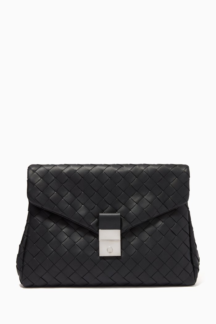

Document Case in Intrecciato Nappa, Black