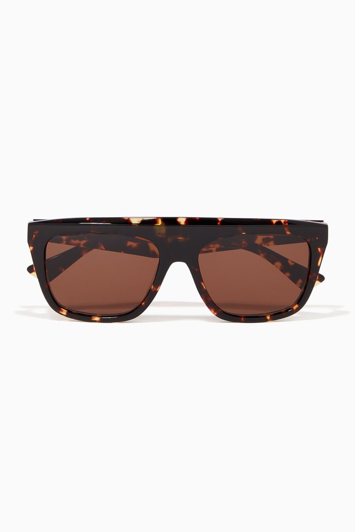 

Square Sunglasses, Brown