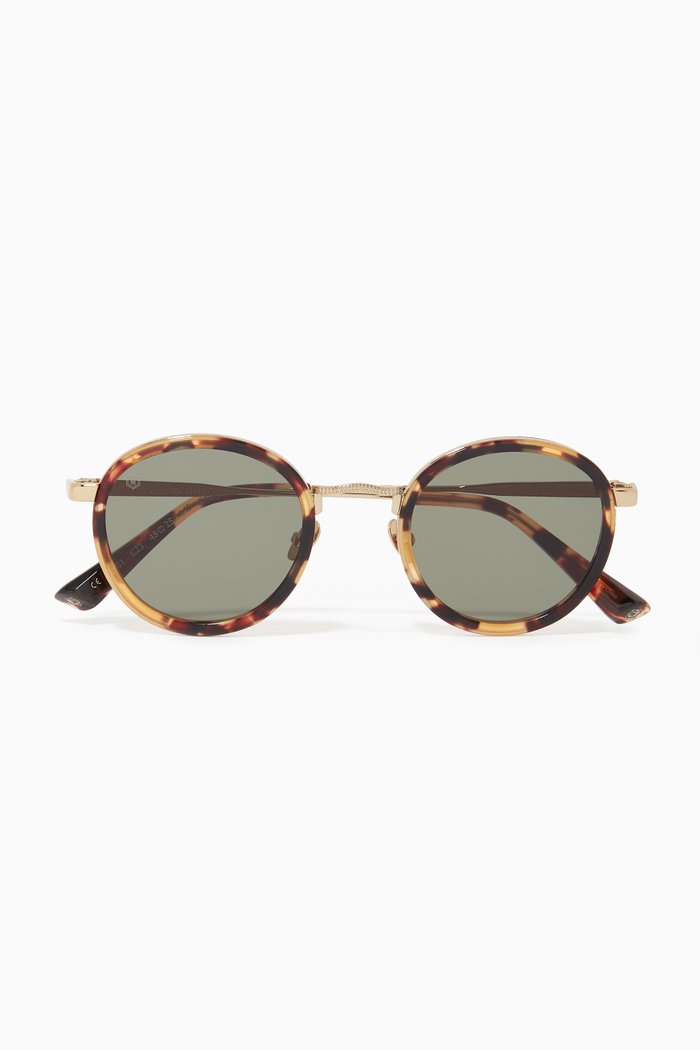 

Zero Round Sunglasses, Green