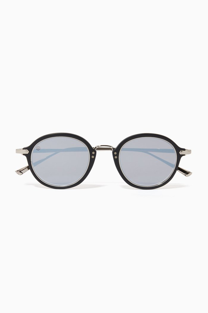 

Golborne Round Sunglasses, Black