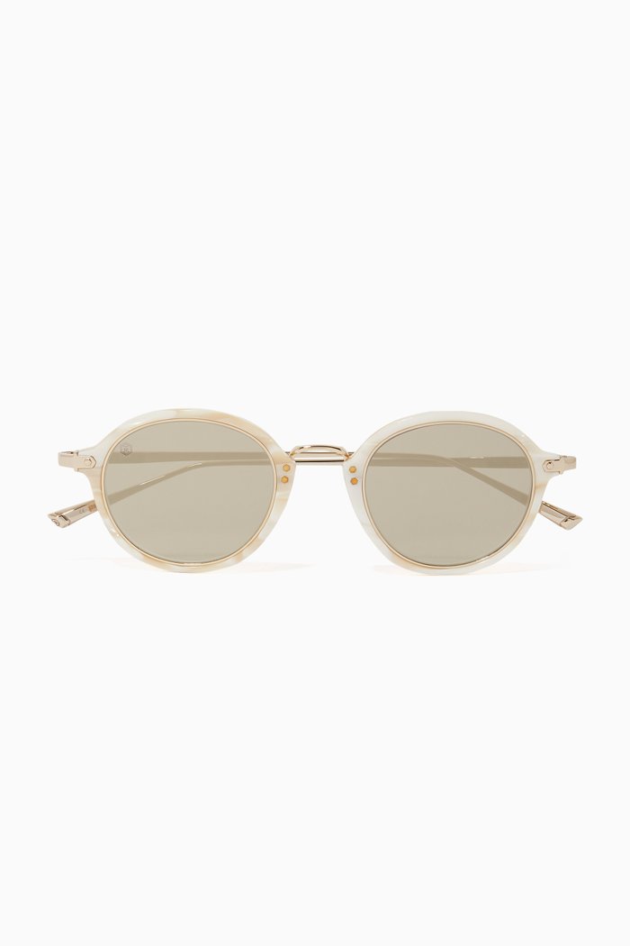 

Golborne Round Sunglasses, Brown
