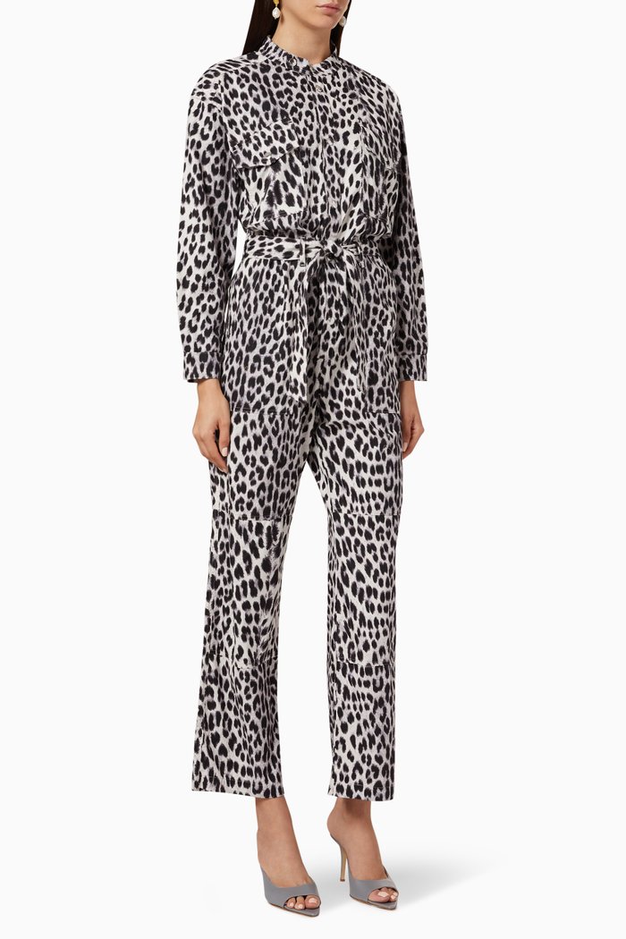

Ynez Printed Jumpsuit, Brown