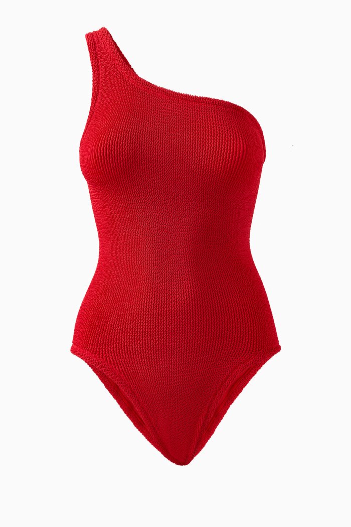 

Nancy Swimsuit in Crinkle Nylon, Red