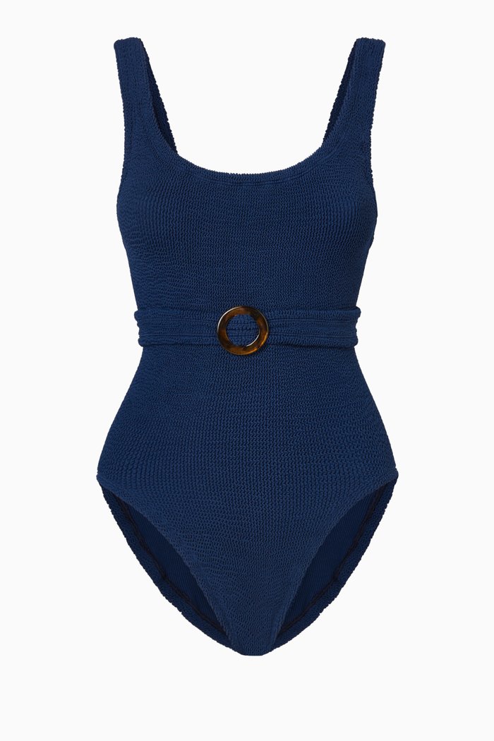 

Solitaire One-Piece Swimsuit, Blue