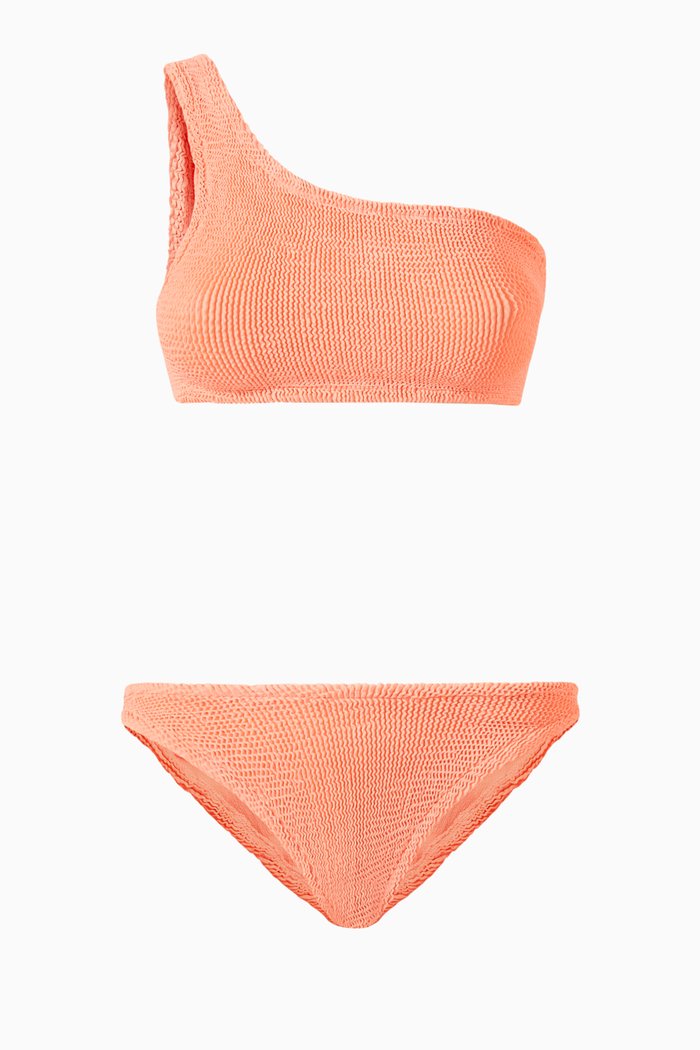 

Nancy One-Shoulder Bikini, Orange