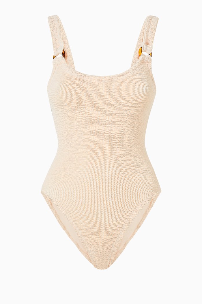 

Domino One-Piece Swimsuit, Pink