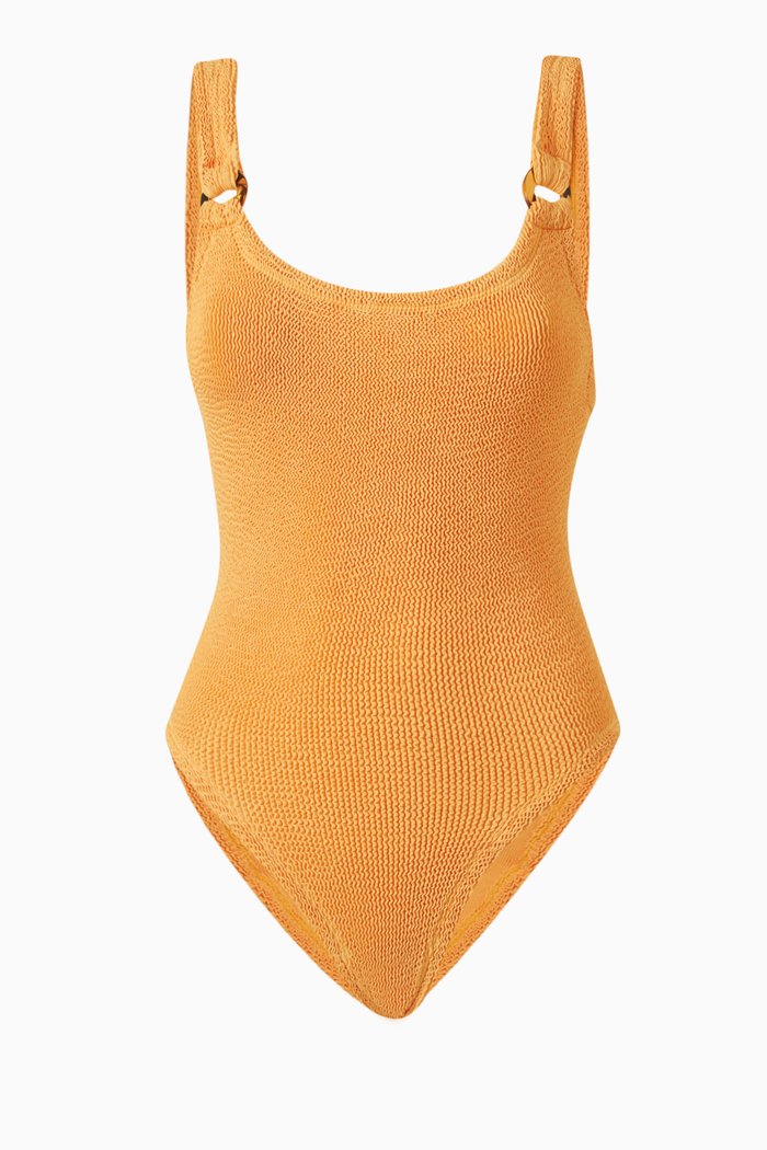 

Domino One-Piece Swimsuit, Orange