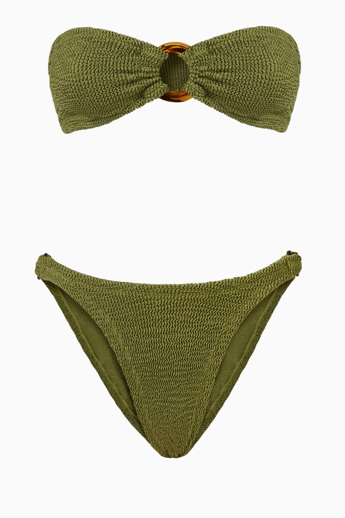 

Gloria Bandeau Bikini, Green