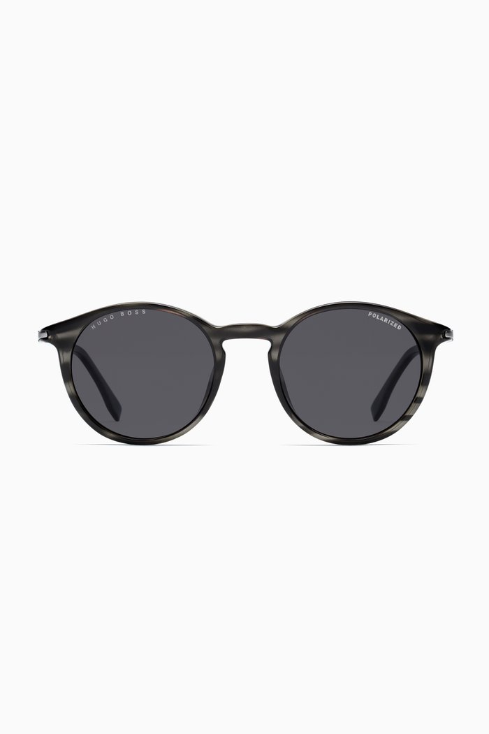 

Round Sunglasses in Optyl®, Grey