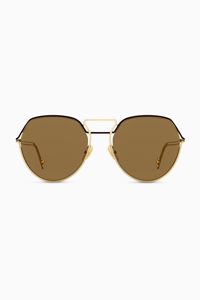 

Pantos Sunglasses in Metal, Gold
