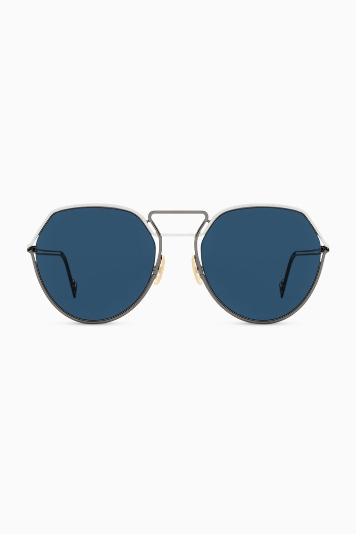 

Pantos Sunglasses in Metal, Silver