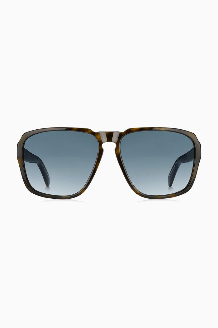

Aviator D Frame Sunglasses, Brown