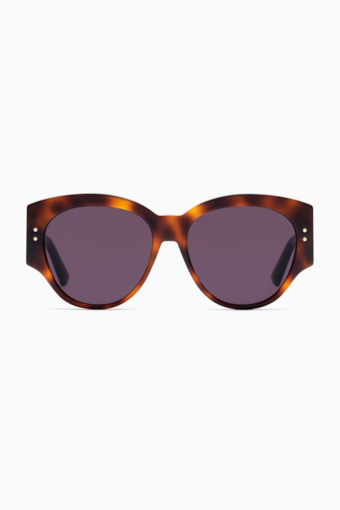 

LADYDIORSTUDS2 Sunglasses in Acetate, Brown