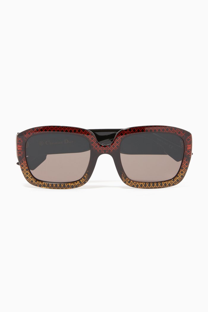 DDIORF Sunglasses in Acetate, Brown