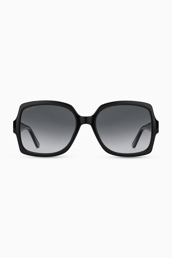 

Sammi Square Sunglasses, Black