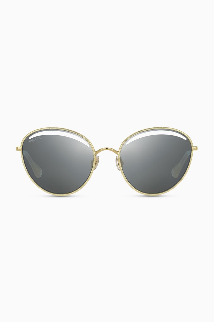 

Malya Round Sunglasses, Black