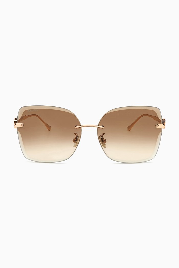 

Corin Square Sunglasses, Brown