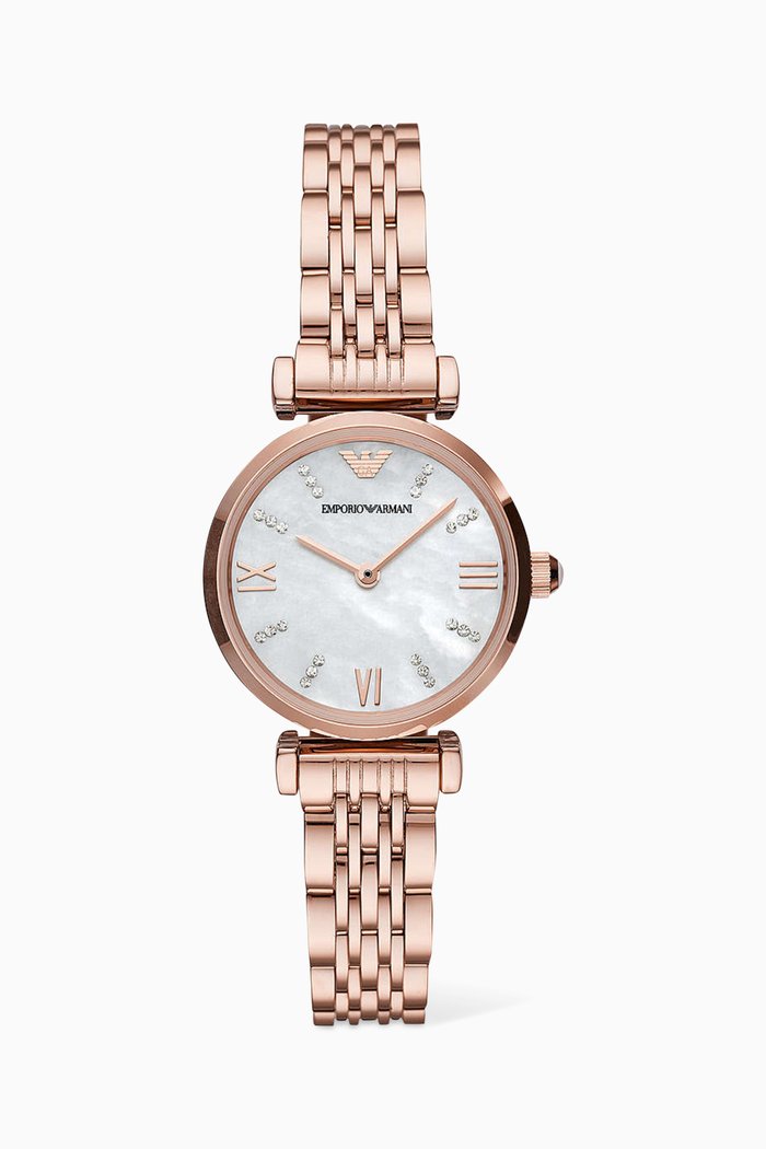 

Gianni Quartz Watch, Rose gold
