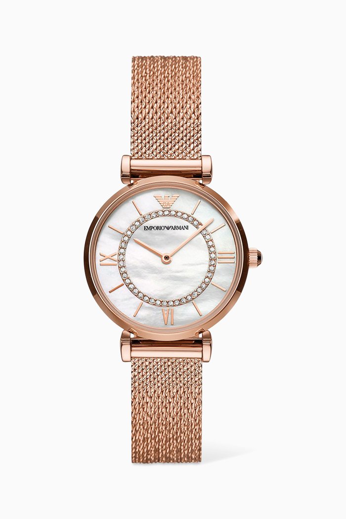

Gianni Quartz Watch, Rose gold