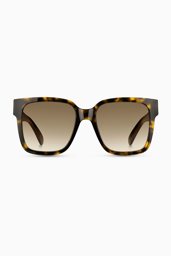 

Oversized D Frame Sunglasses, Brown