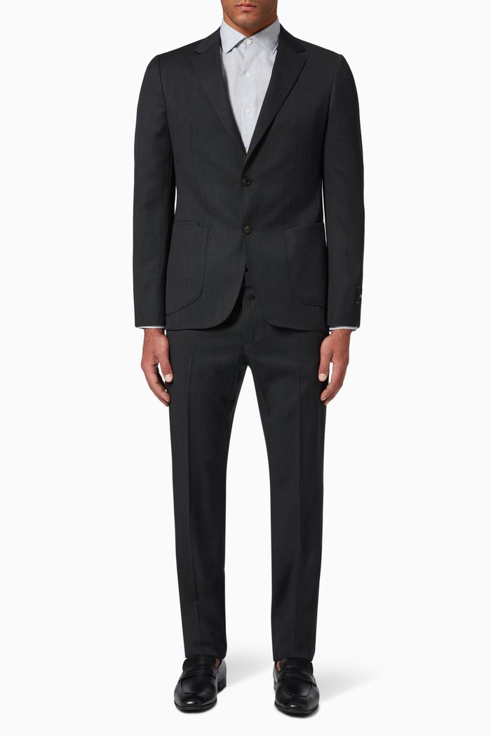

TECHMERINO™ Wash&Go Wool Suit, Grey