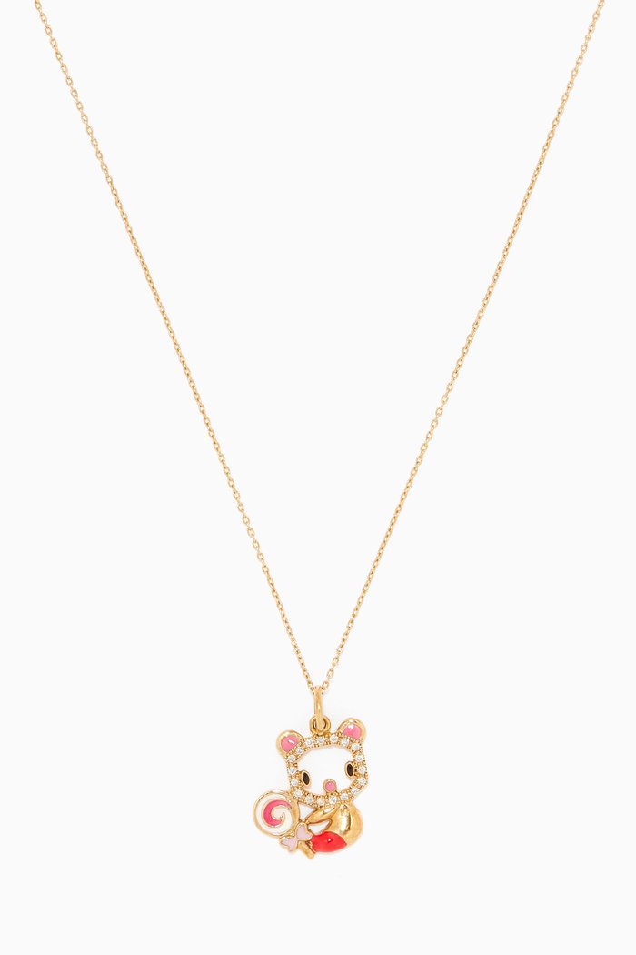 

Maya & Friends Diamond Pendant in 18kt Yellow Gold