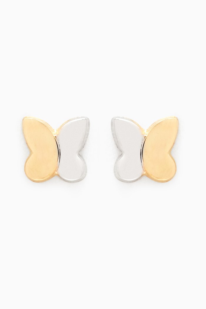 

Butterfly Stud Earrings in 18kt Yellow Gold