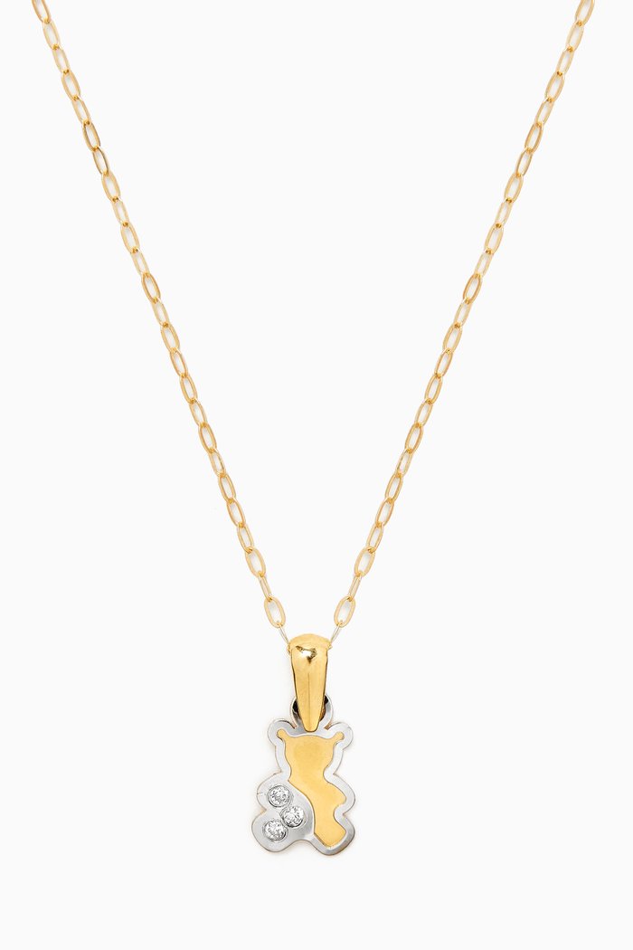 

Bear Diamond Pendant Necklace in 18kt Yellow Gold