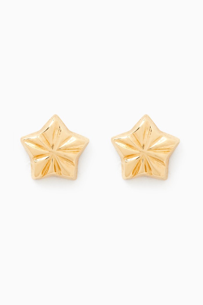 

Star Stud Earrings in 18kt Yellow Gold