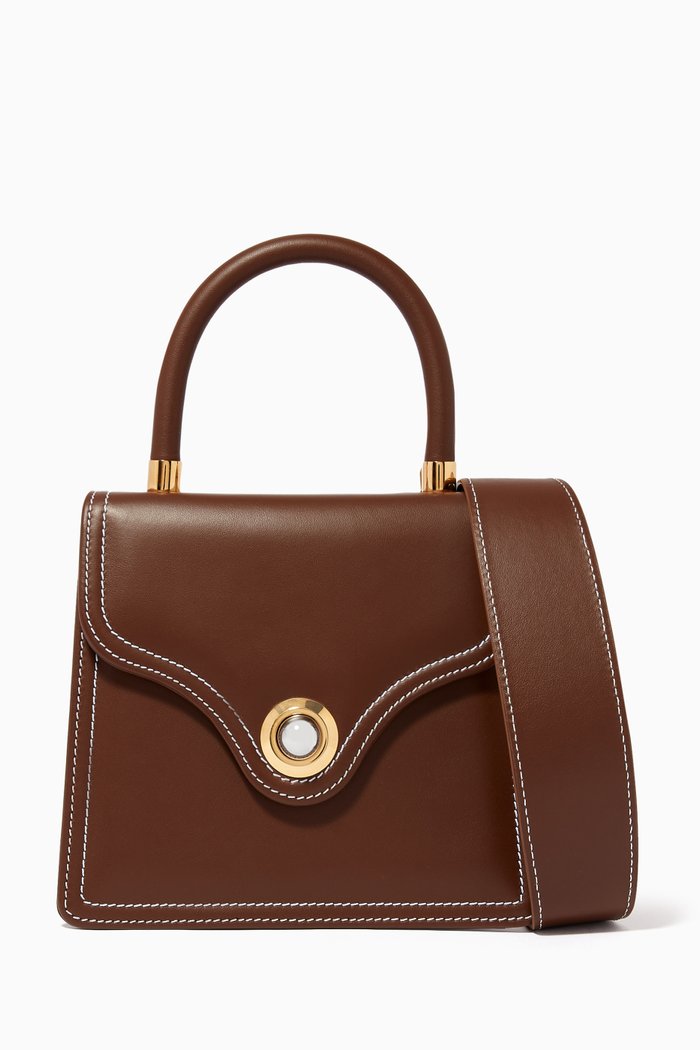 

Lady Bag in Sustainable Leather, Brown
