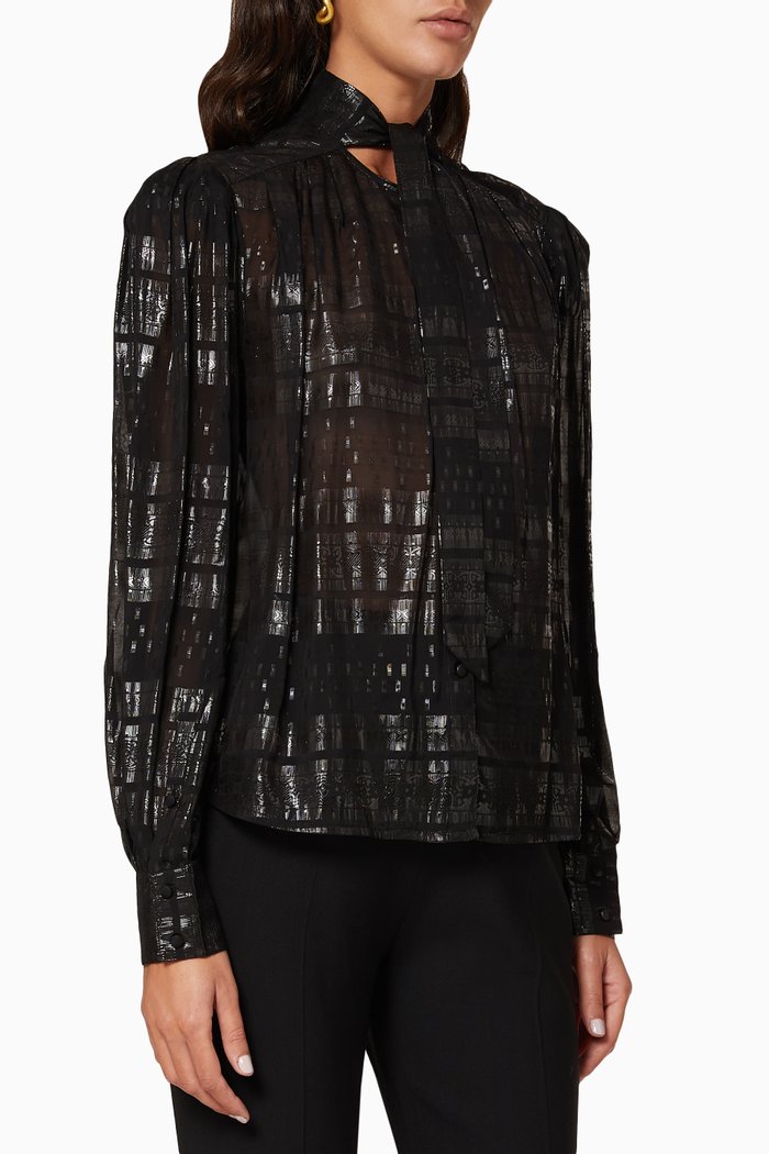

Visaya Viscose Blouse, Black