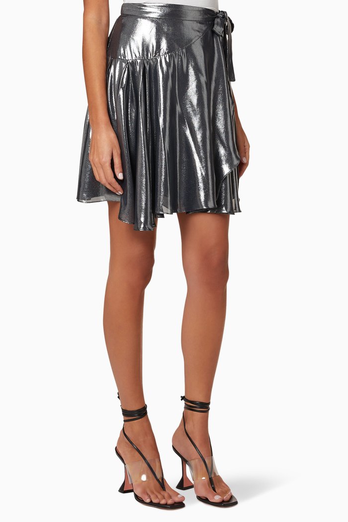 

Jubany Metallic Skirt, Silver