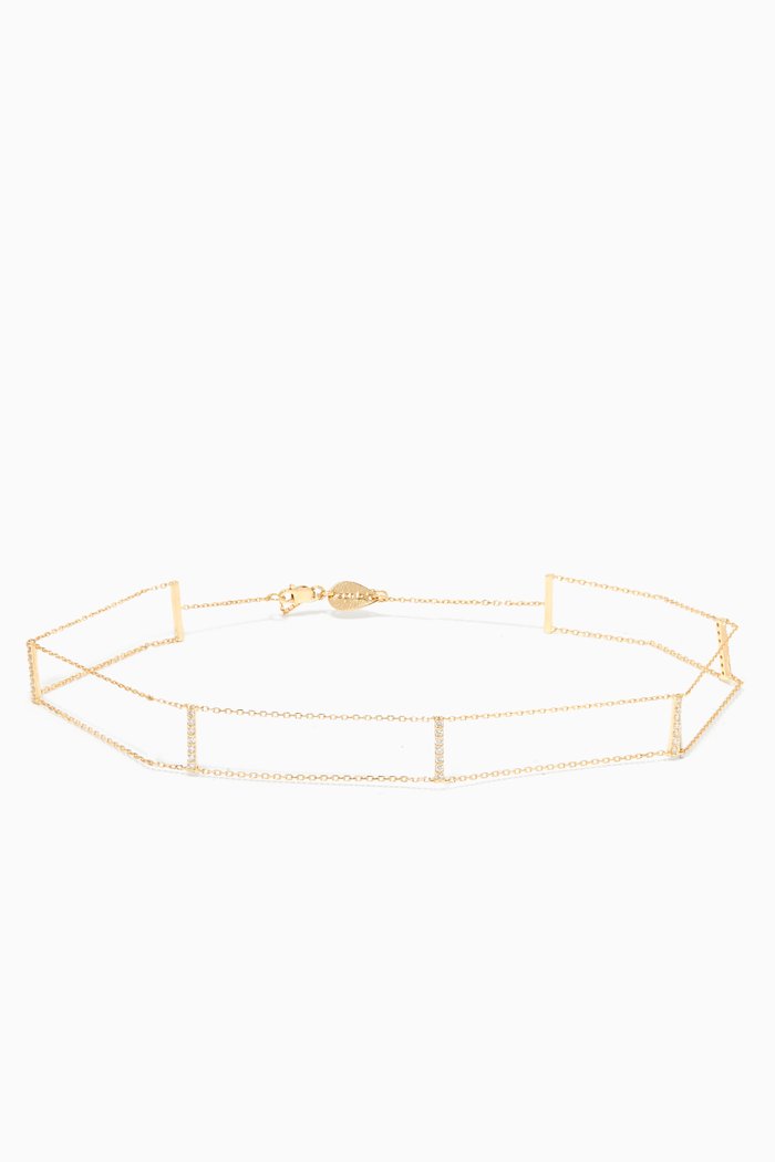 

Odyssey Diamond Choker in 18kt Yellow Gold