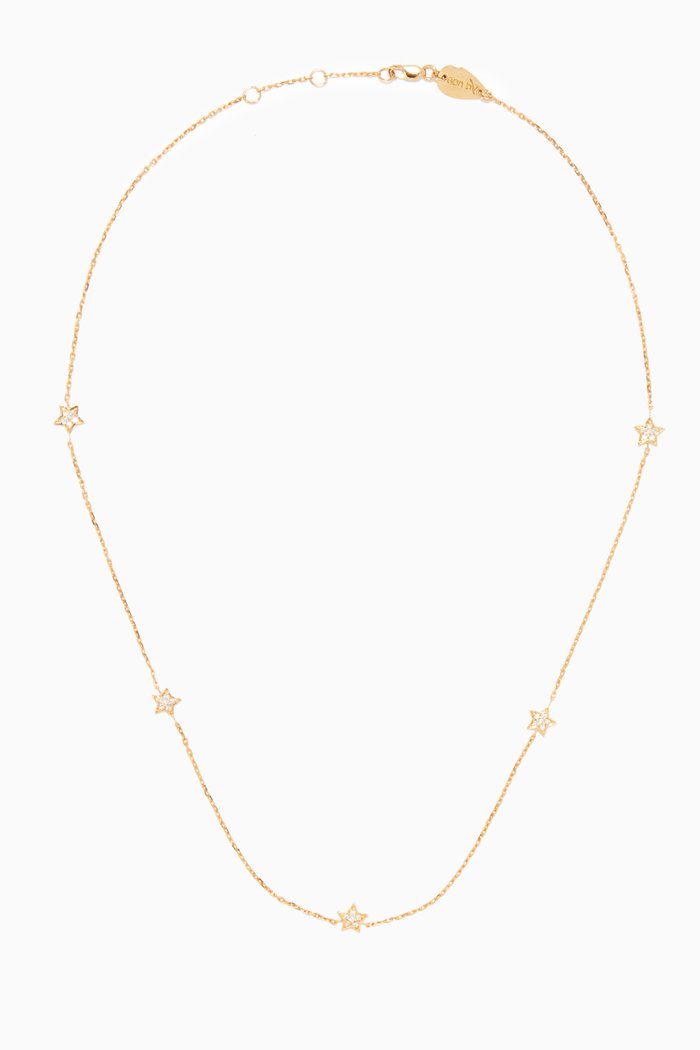 

Constellation Star Diamond Necklace in 18kt Yellow Gold