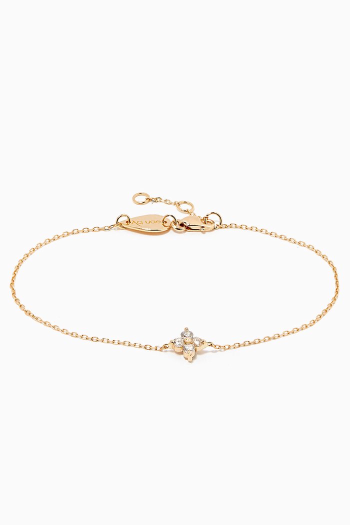 

Fairy On Chain Diamond Bracelet in 18kt Yellow Gold