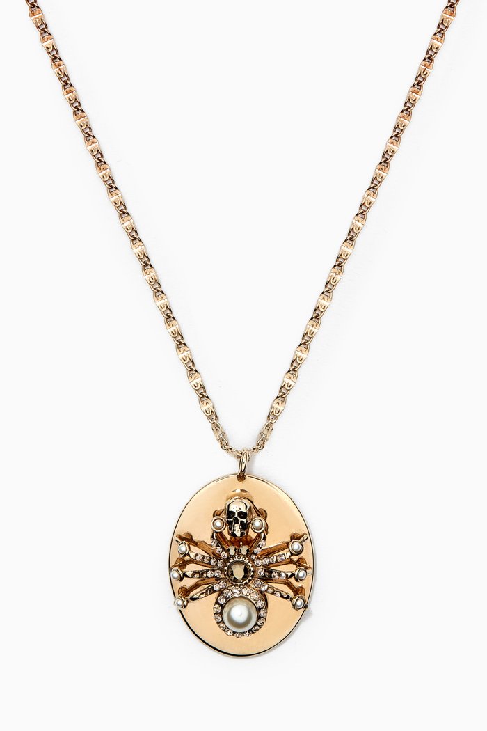 

Double-wrap Spider Necklace, Multicolour