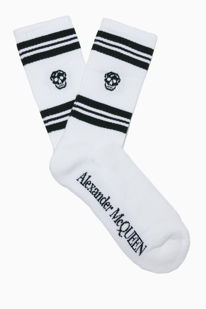 Skull Sport Socks, White