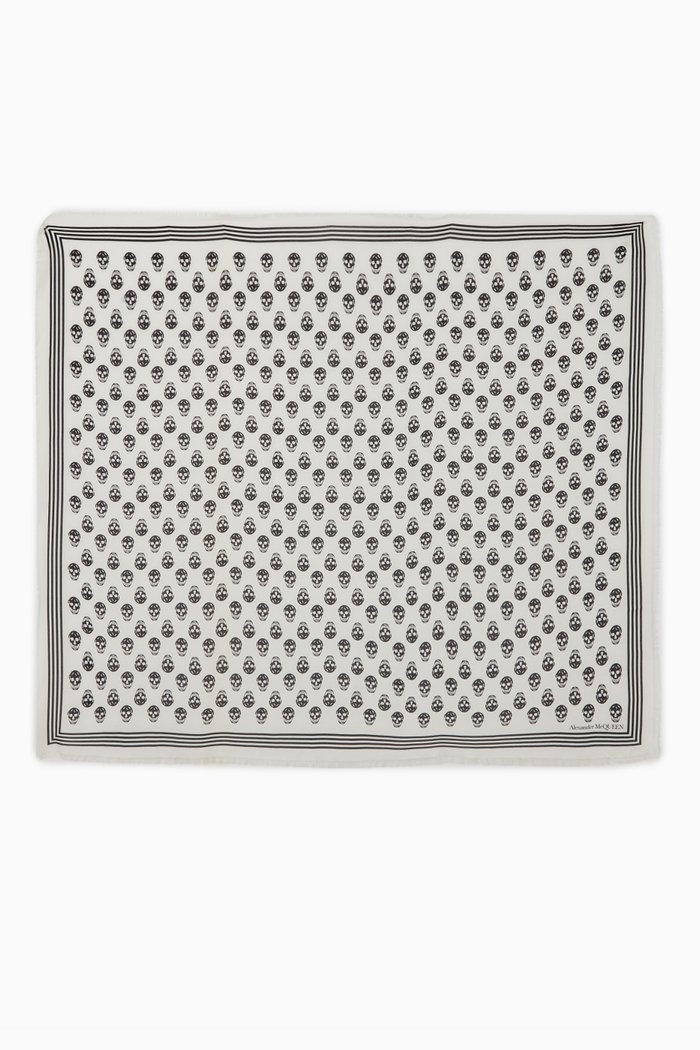 

Biker Skull Scarf in Modal, Neutral