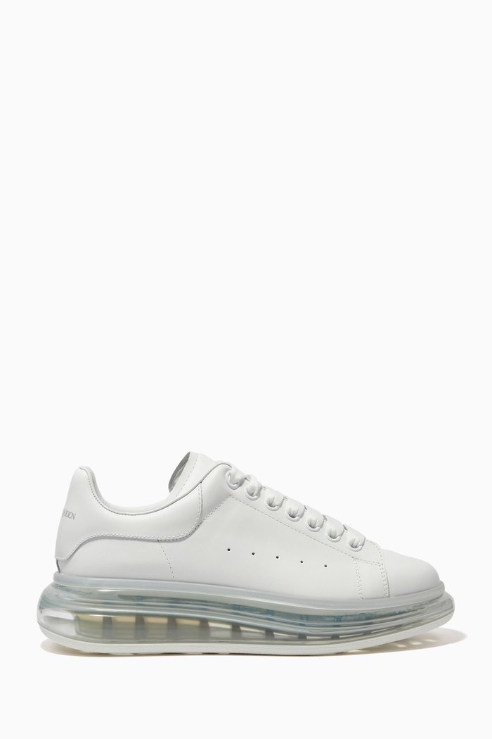 

Oversized Sneakers in Leather, White