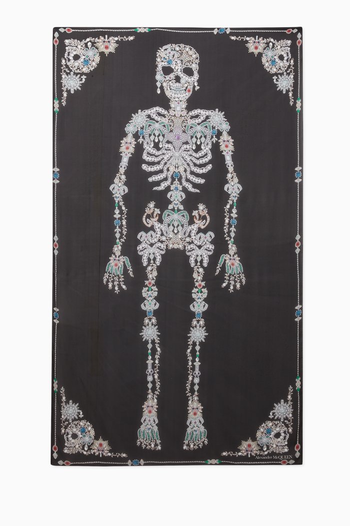 

Treasure Skeleton Shawl in Silk, Undefined