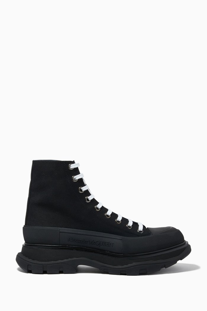 

Tread Slick Boots in Canvas, Black