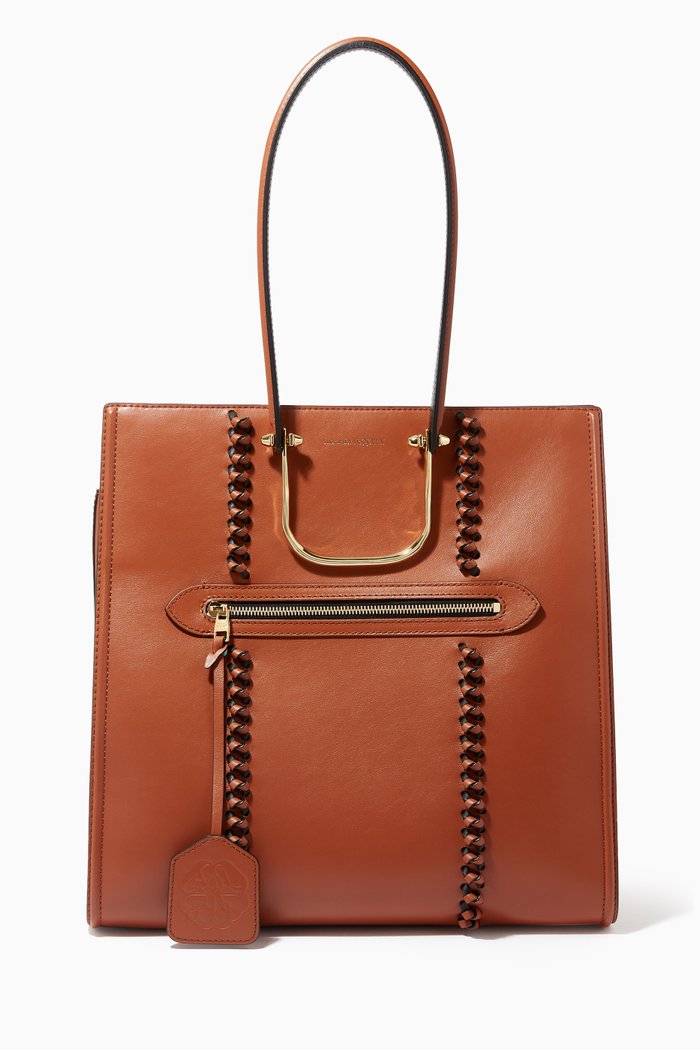 

The Tall Story Bag in Calf Leather, Brown