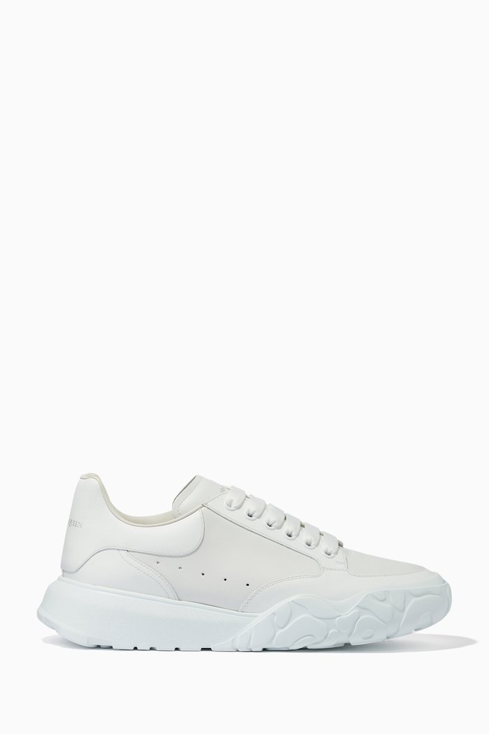 

Court Trainers in Nappa Leather, White