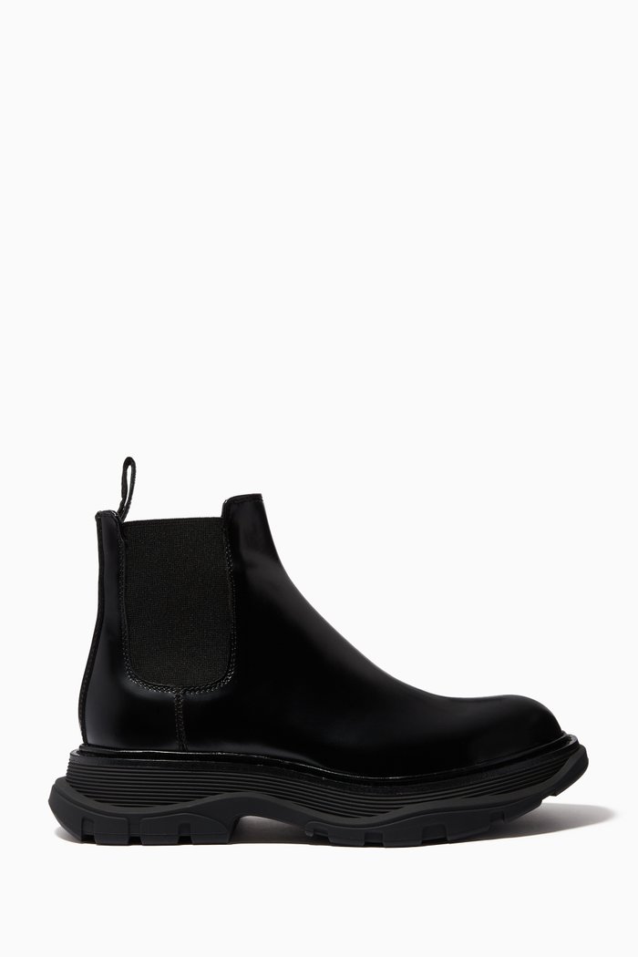 

Tread Chelsea Boots in Brushed Calfskin, Black